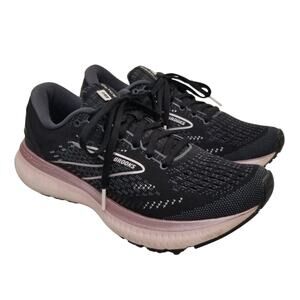 Brooks Glycerin 19 Women's Black Pink Running Shoes Sneakers Size 7.5